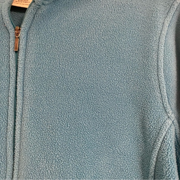 VTG LL Bean Fleece Women's L Blue FullZip Jacket Mountain Classic Outdoor Gorp - Picture 2 of 7